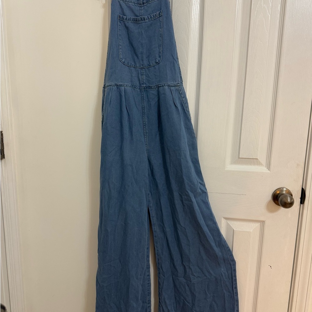 Women's Blue Denim Overalls